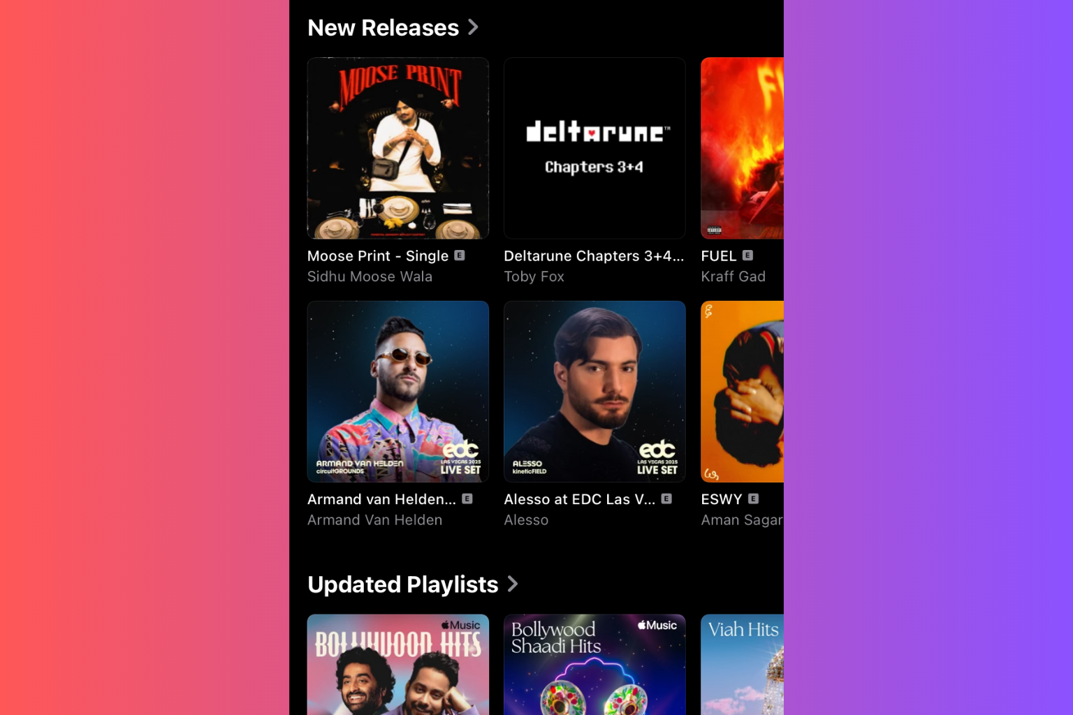 Apple Music — Personalized Experience and AutoMix