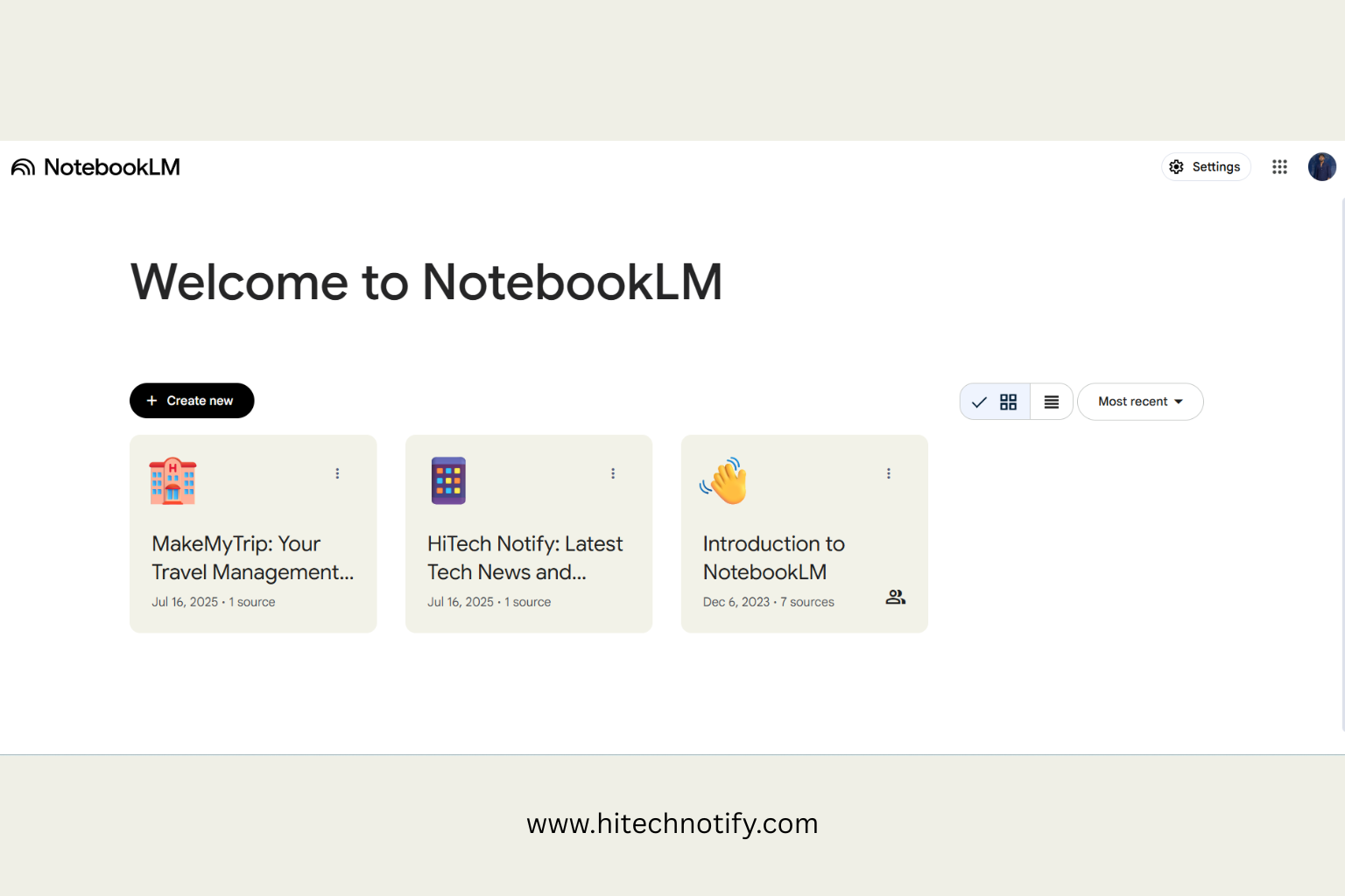 Welcometo NotebookLM