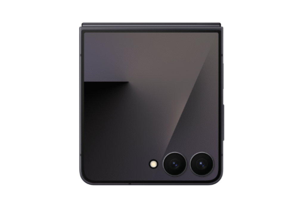 Samsung's Galaxy Z flip7 - Jet Black - Editod by hitechnotify.com