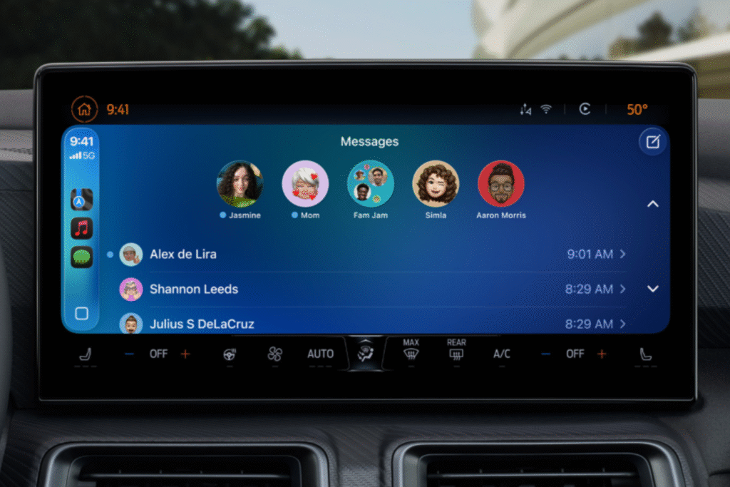Apple's iOS 26 CarPlay Public Beta / Screenshot From Apple / Edited By HiTech Notify