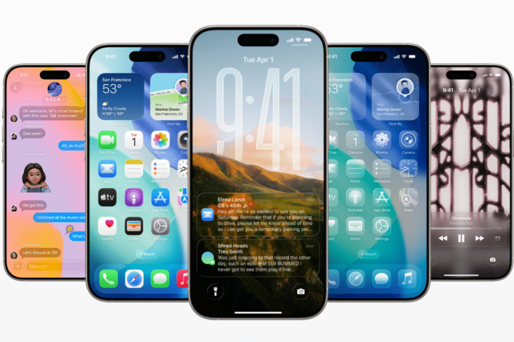 iOS 26 Beta - Screenshot from apple - edited by hitechnotify for informational purpose only